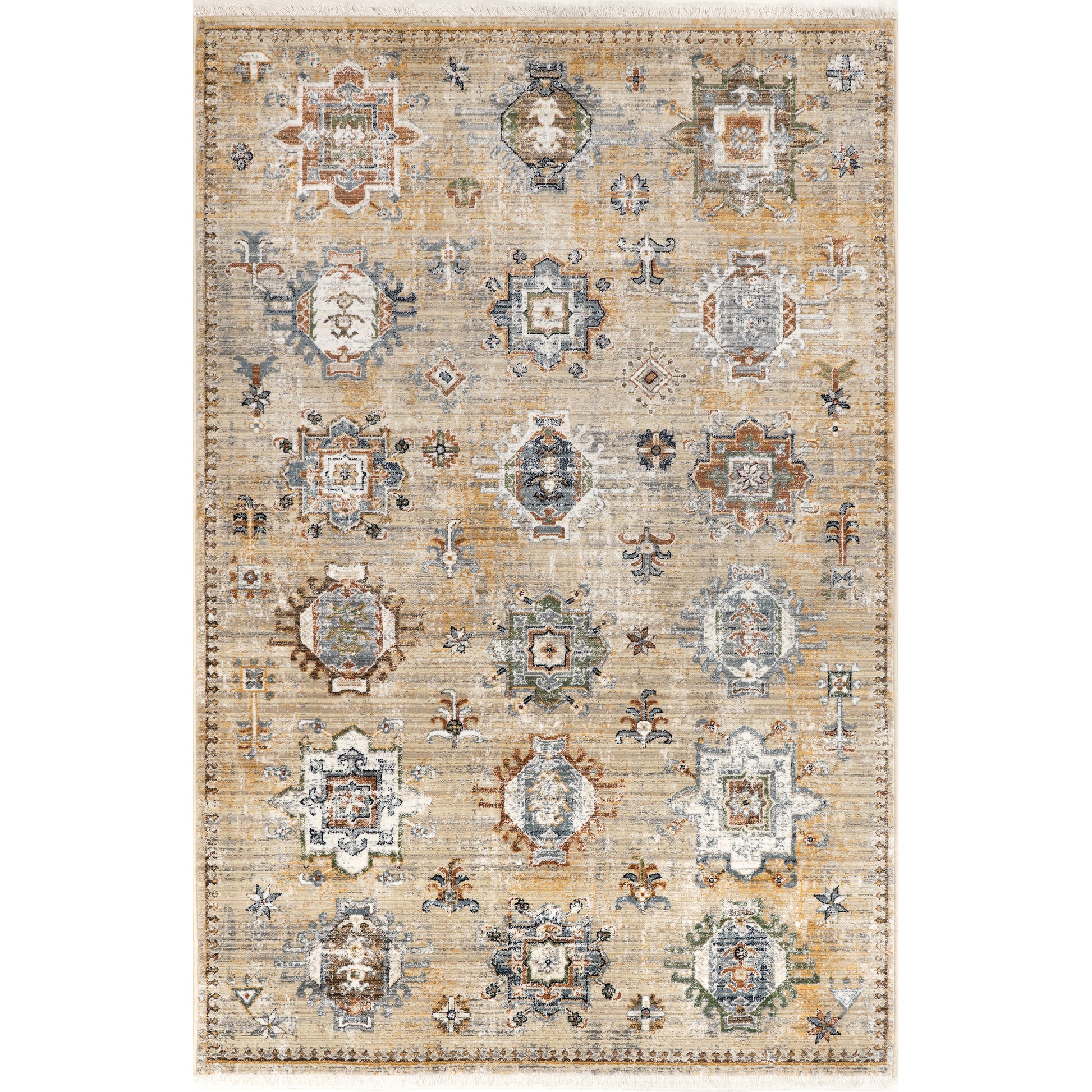 Nuloom Lisette Transitional Persian Bdsn25A Beige Area Rug