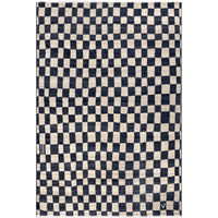 Nuloom Dominique Abstract Checkered Bdsn41A Navy Area Rug