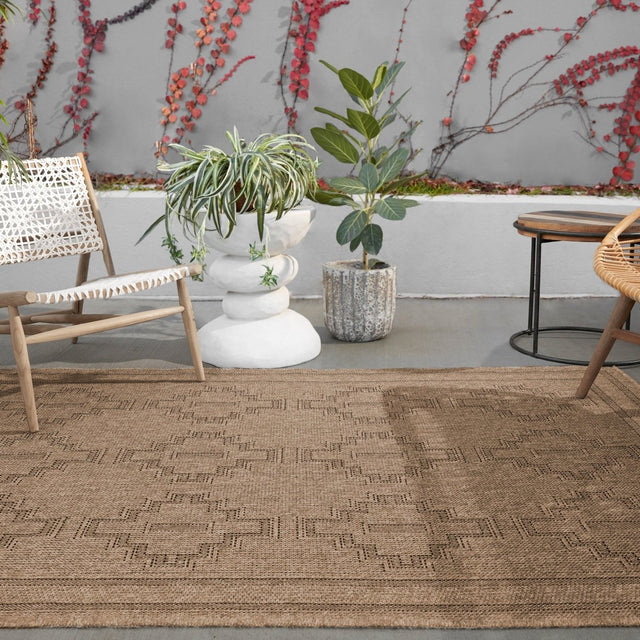 Jaipur Adrar By Label J Adrar Nmb04 Brown/Black Rug.