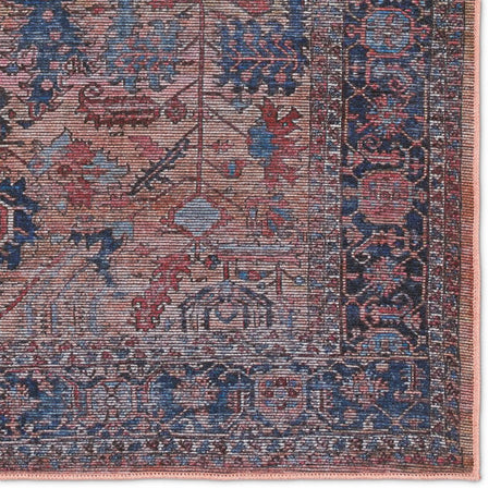 Jaipur Ainsworth By Label J Ainsworth Vin08 Blue/Pink Rug.