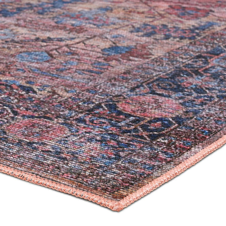 Jaipur Ainsworth By Label J Ainsworth Vin08 Blue/Pink Rug.