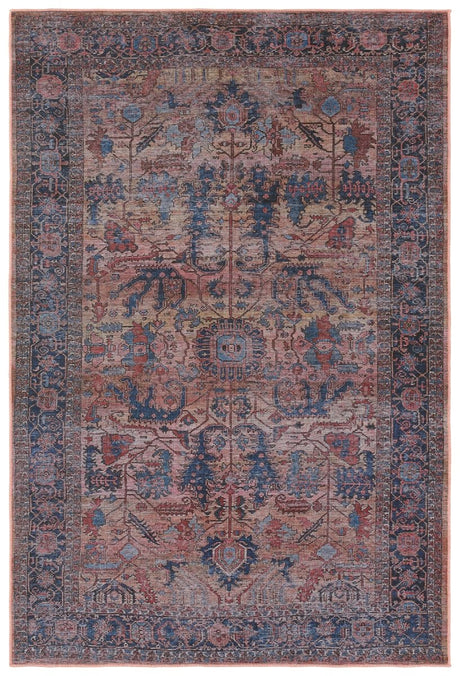Jaipur Ainsworth By Label J Ainsworth Vin08 Blue/Pink Rug.