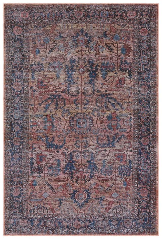 Jaipur Ainsworth By Label J Ainsworth Vin08 Blue/Pink Rug.