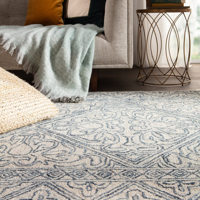 Jaipur Almira Carmen Alr01 Blue/Light Gray Rugs.