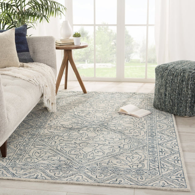 Jaipur Almira Carmen Alr01 Blue/Light Gray Rugs.