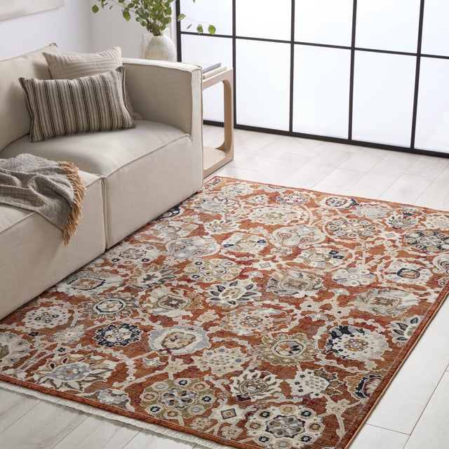 Jaipur Althea By Label J Althea Zfa22 Orange/Cream Rug.