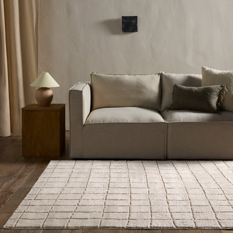 Jaipur Anton By Label J Anton Jid22 White/Tan/Taupe Rug.