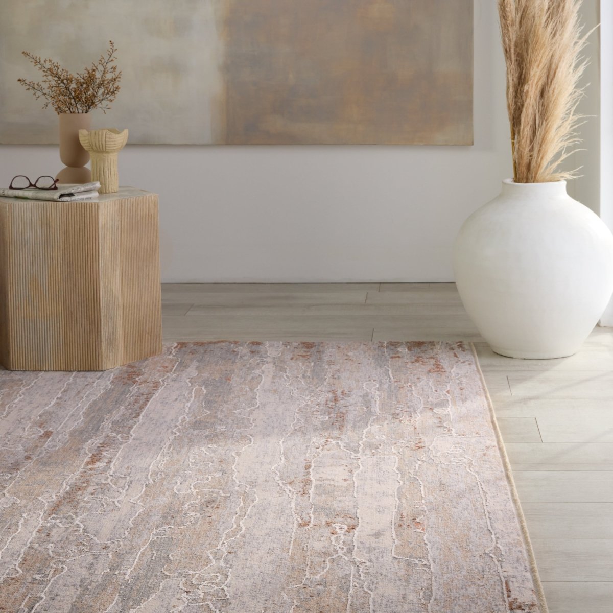 Jaipur Aries Taroko Ari02 Tan/Cream Rug.
