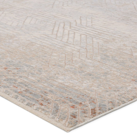 Jaipur Aries Venture Ari01 Tan/Gray Rug.