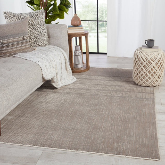 Jaipur Aura Ewan Aur04 Taupe/Gray Rugs.