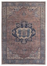 Jaipur Barrymore By Label J Barrymore Vin05 Blue/Dark Brown Rug.