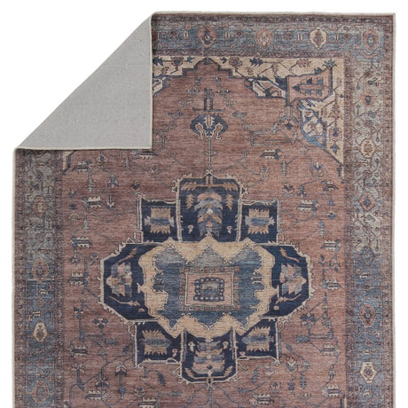 Jaipur Barrymore By Label J Barrymore Vin05 Blue/Dark Brown Rug.