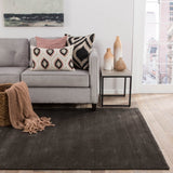 Jaipur Basis Basis Bi15 Dark Gray Rug.