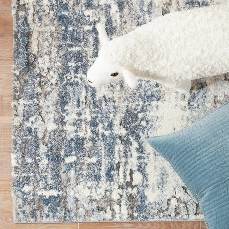 Jaipur Benton By Label J Benton Frr01 Blue/Gray Rug.