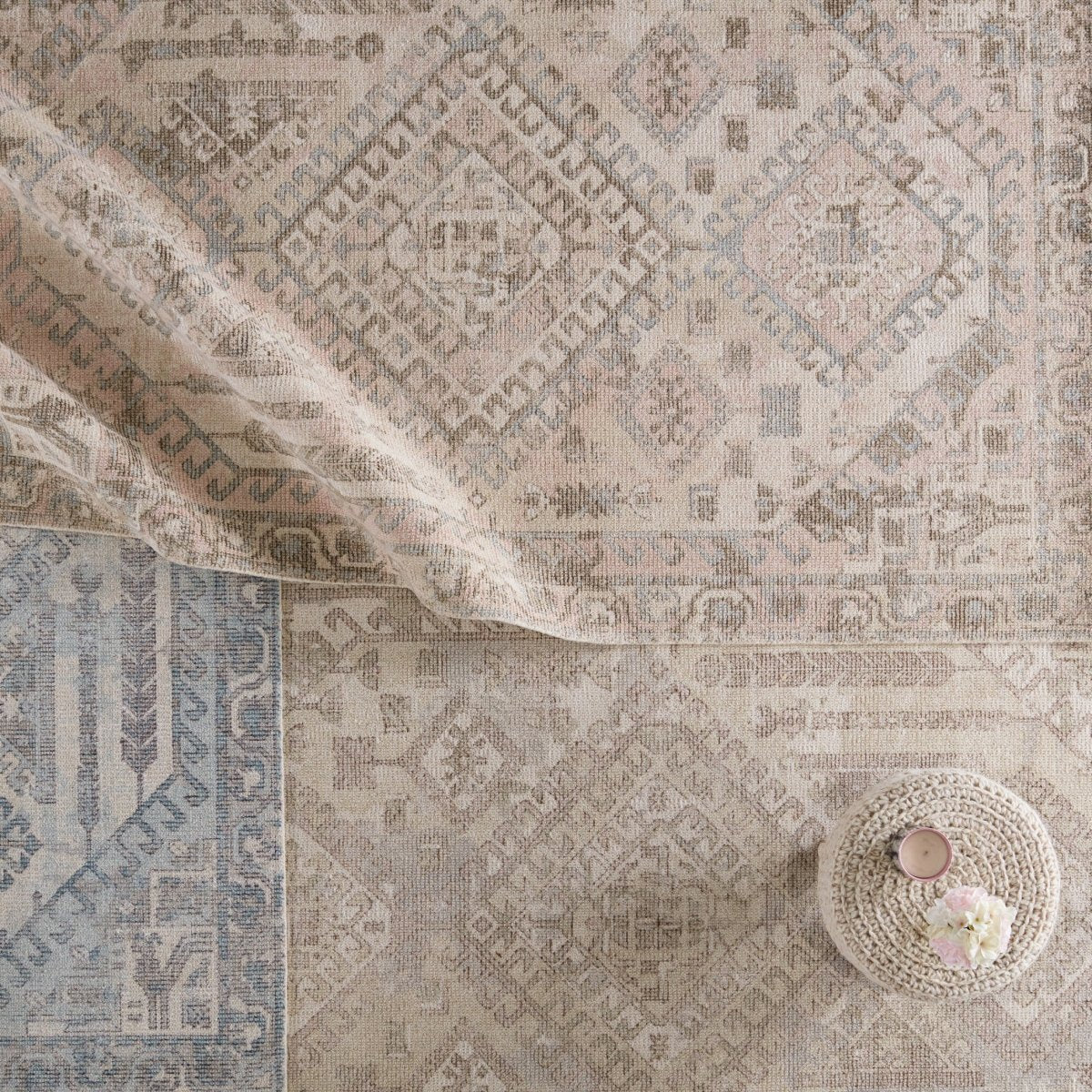 Jaipur Blythe Arlowe Bly01 Light Brown/Light Pink Rugs.