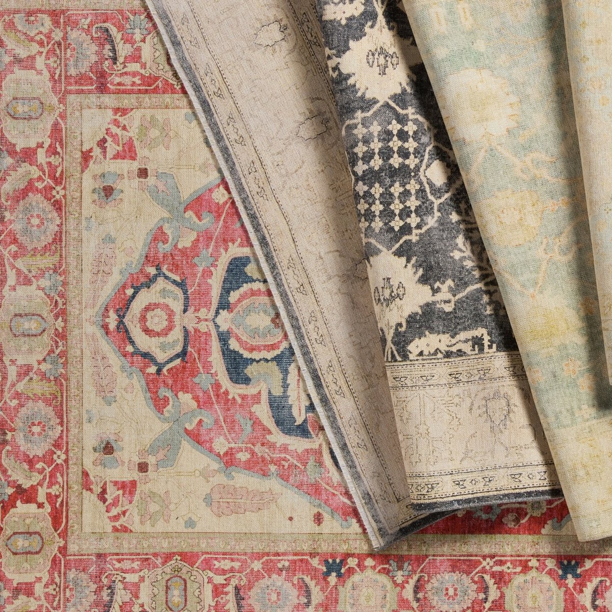 Jaipur Boheme Kadi Boh23 Red/Blue Rug.