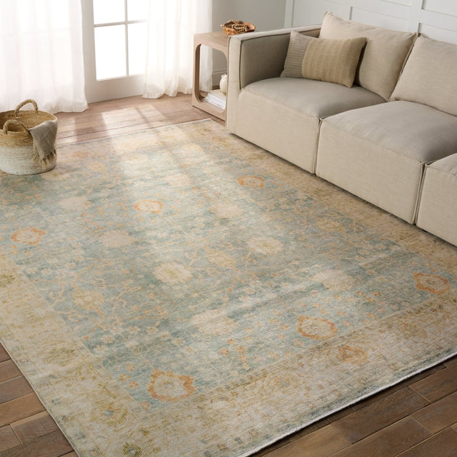 Jaipur Boheme Lovato Boh27 Blue/Green Rug.