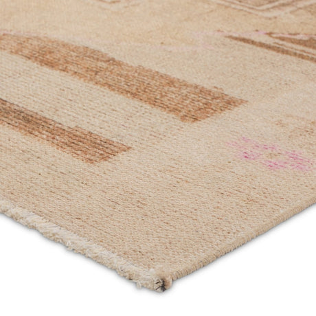 Jaipur Boheme Parian Boh29 Tan/Pink Rug.