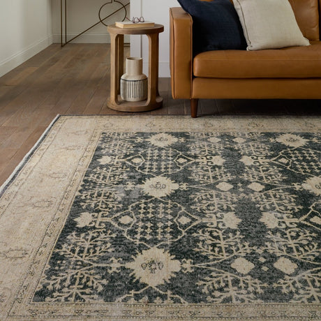 Jaipur Boheme Pia Boh24 Navy/Cream Rug.
