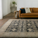 Jaipur Boheme Pia Boh24 Navy/Cream Rug.