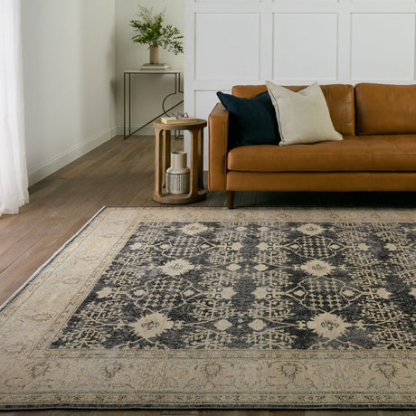 Jaipur Boheme Pia Boh24 Navy/Cream Rug.