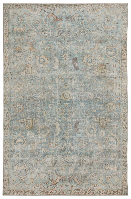 Jaipur Boheme Stag Boh17 Teal/Gold Rugs.