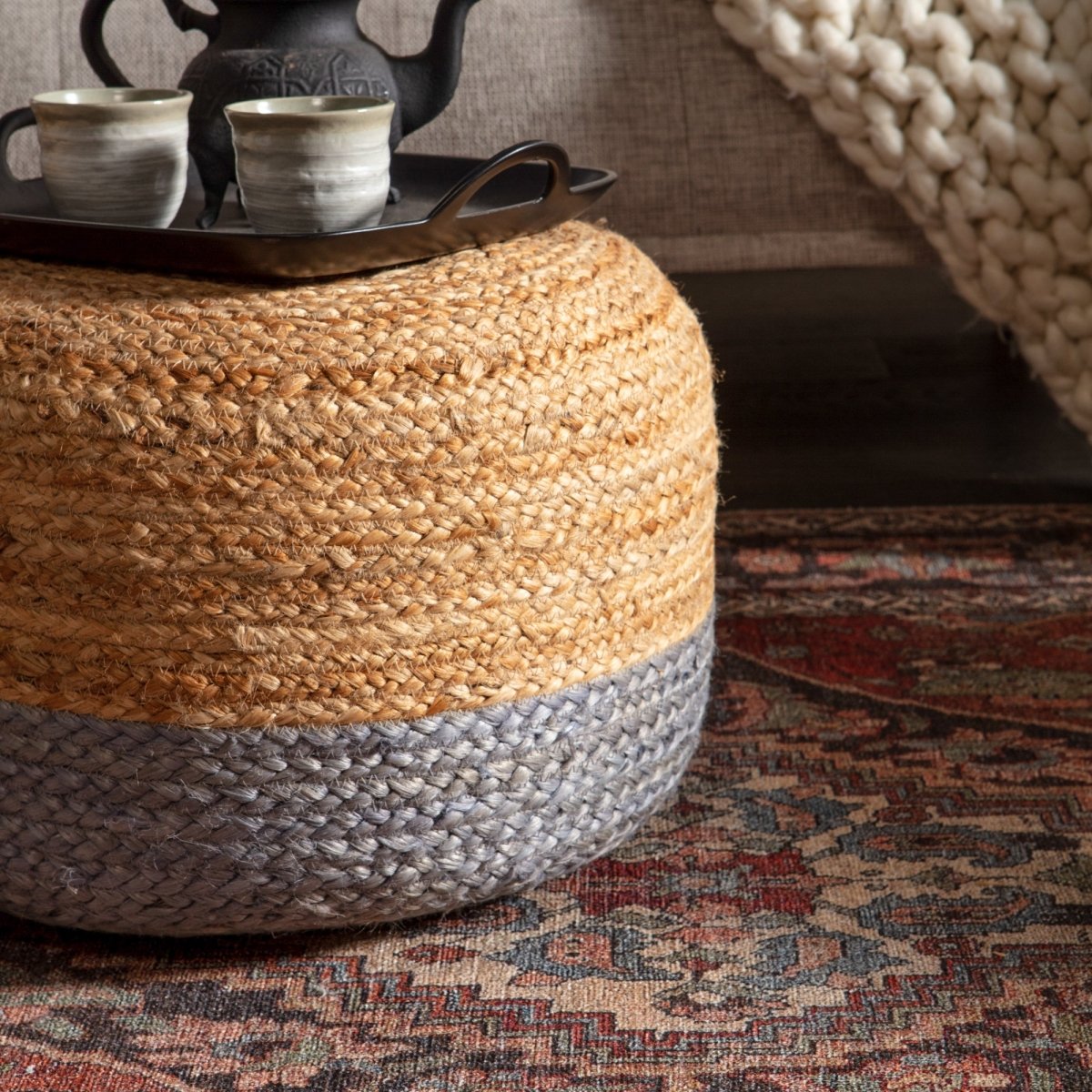 Jaipur Boheme Wesleyan Boh18 Rust/Gray Rugs.