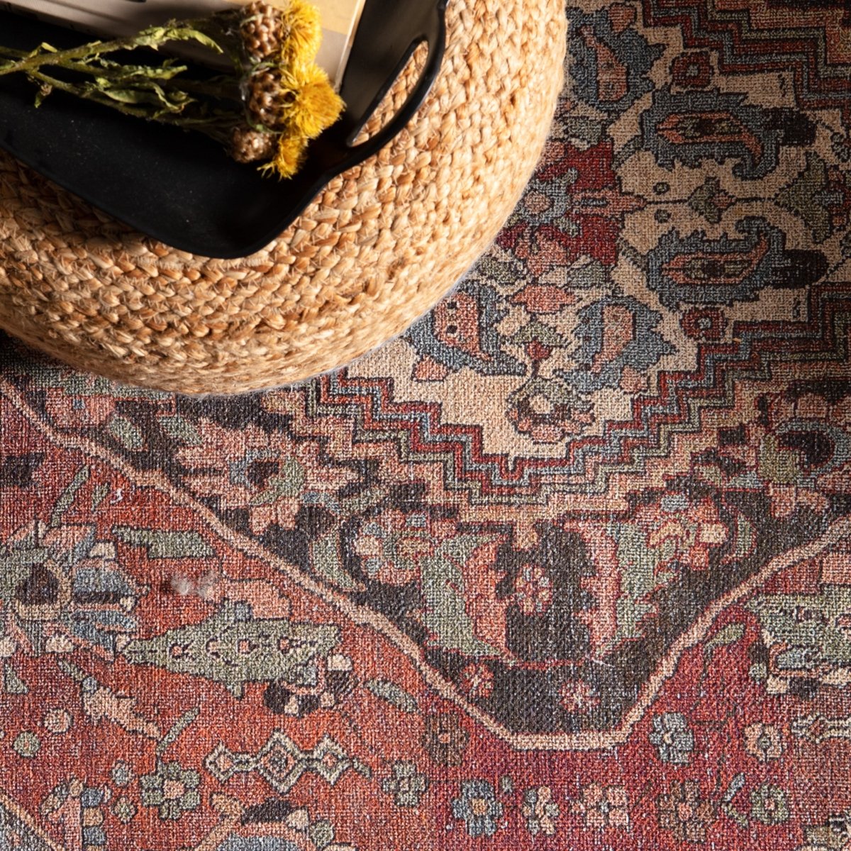 Jaipur Boheme Wesleyan Boh18 Rust/Gray Rugs.