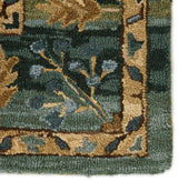 Jaipur Cardamom Ahava Com03 Green/Blue Rugs.