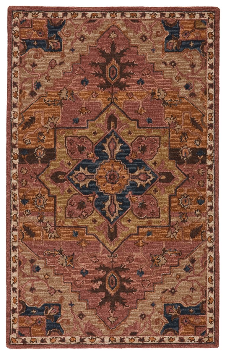 Jaipur Cardamom Cressida Com06 Dark Pink/Blue Rugs.