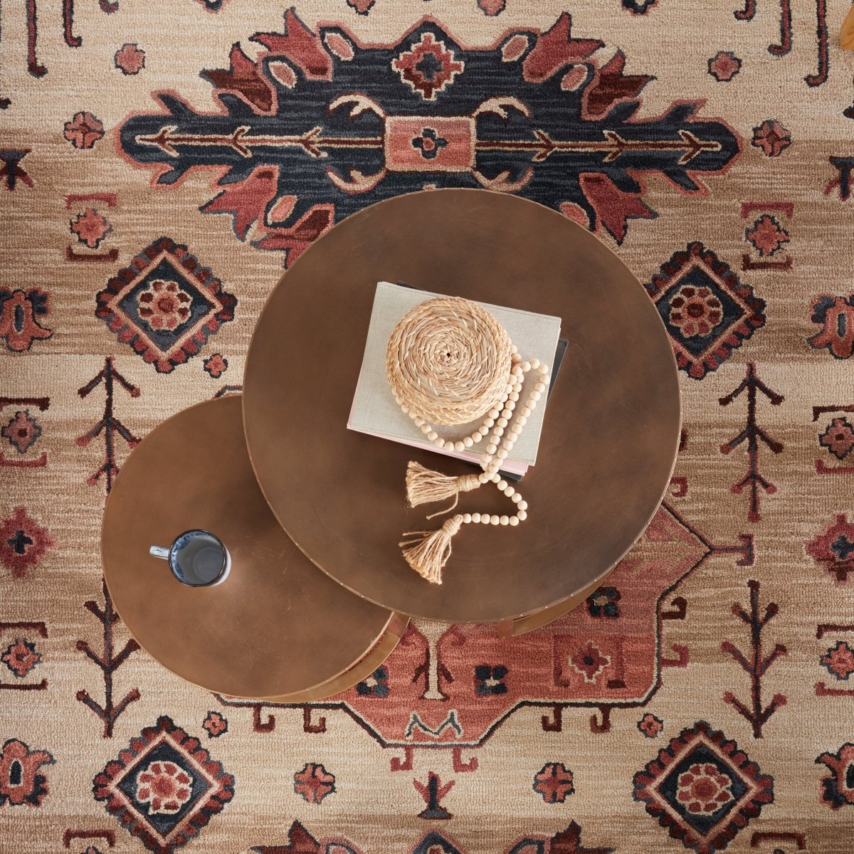 Jaipur Cardamom Idina Com09 Pink/Dark Blue Rugs.