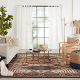 Jaipur Cardamom Idina Com09 Pink/Dark Blue Rugs.