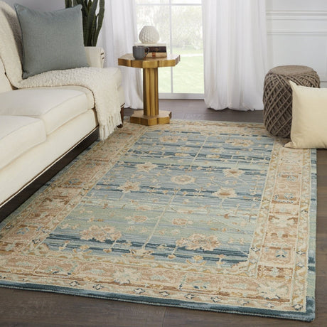 Jaipur Cardamom Jensine Com08 Blue/Beige Rugs.