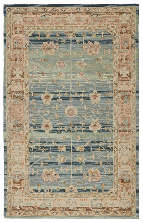 Jaipur Cardamom Jensine Com08 Blue/Beige Rugs.