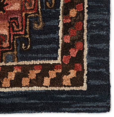Jaipur Cardamom Kyoto Com11 Dark Blue/Pink Rugs.