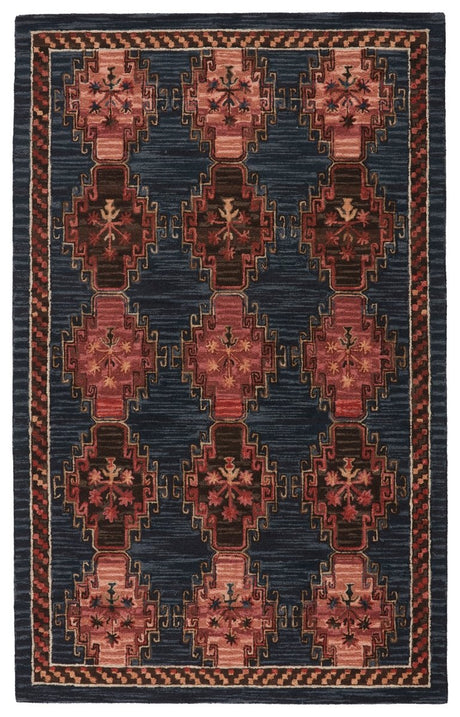 Jaipur Cardamom Kyoto Com11 Dark Blue/Pink Rugs.