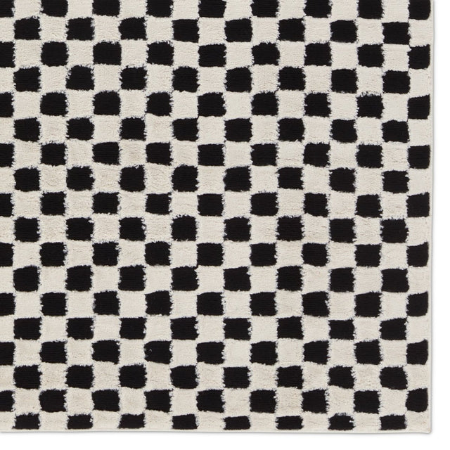 Jaipur Casa By Label J Casa Jid23 White/Black Rug.