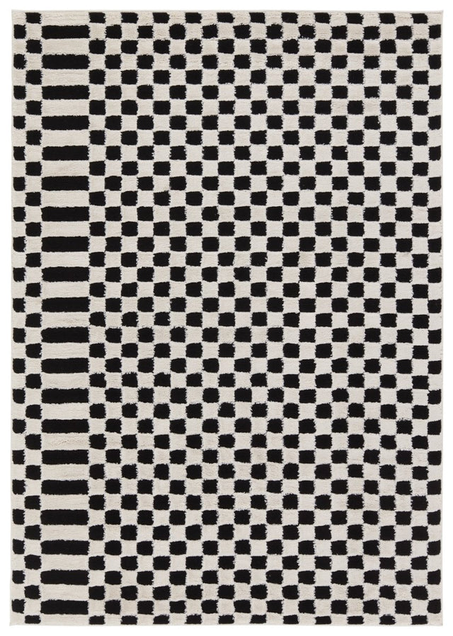 Jaipur Casa By Label J Casa Jid23 White/Black Rug.