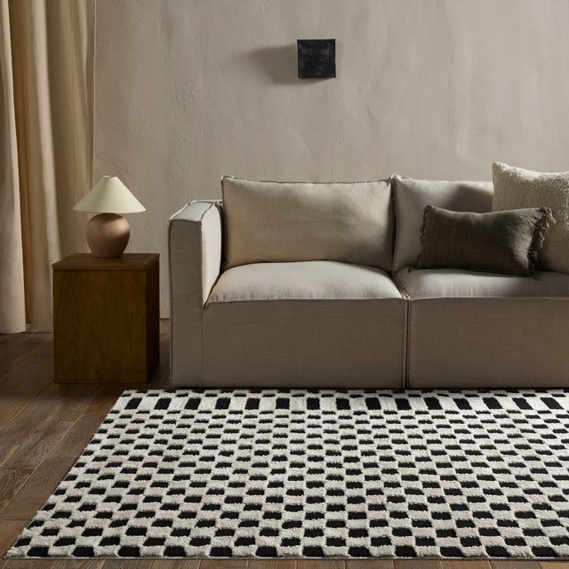 Jaipur Casa By Label J Casa Jid23 White/Black Rug.