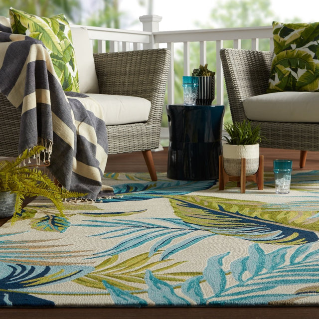 Jaipur Catalina Fraise Cat52 Blue/Green Rug.