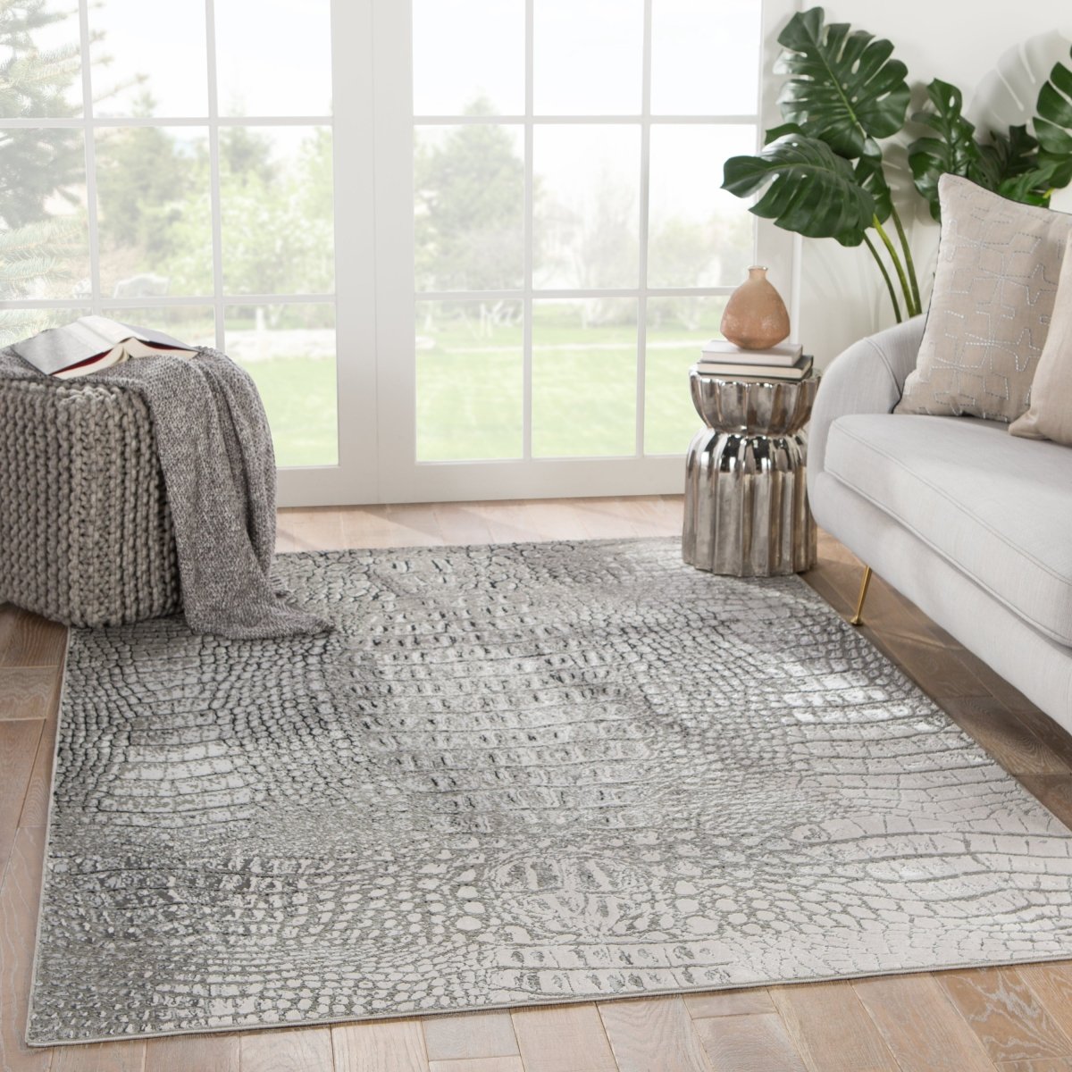 Jaipur Catalyst Canberra Cty09 Gray/Black Rugs.