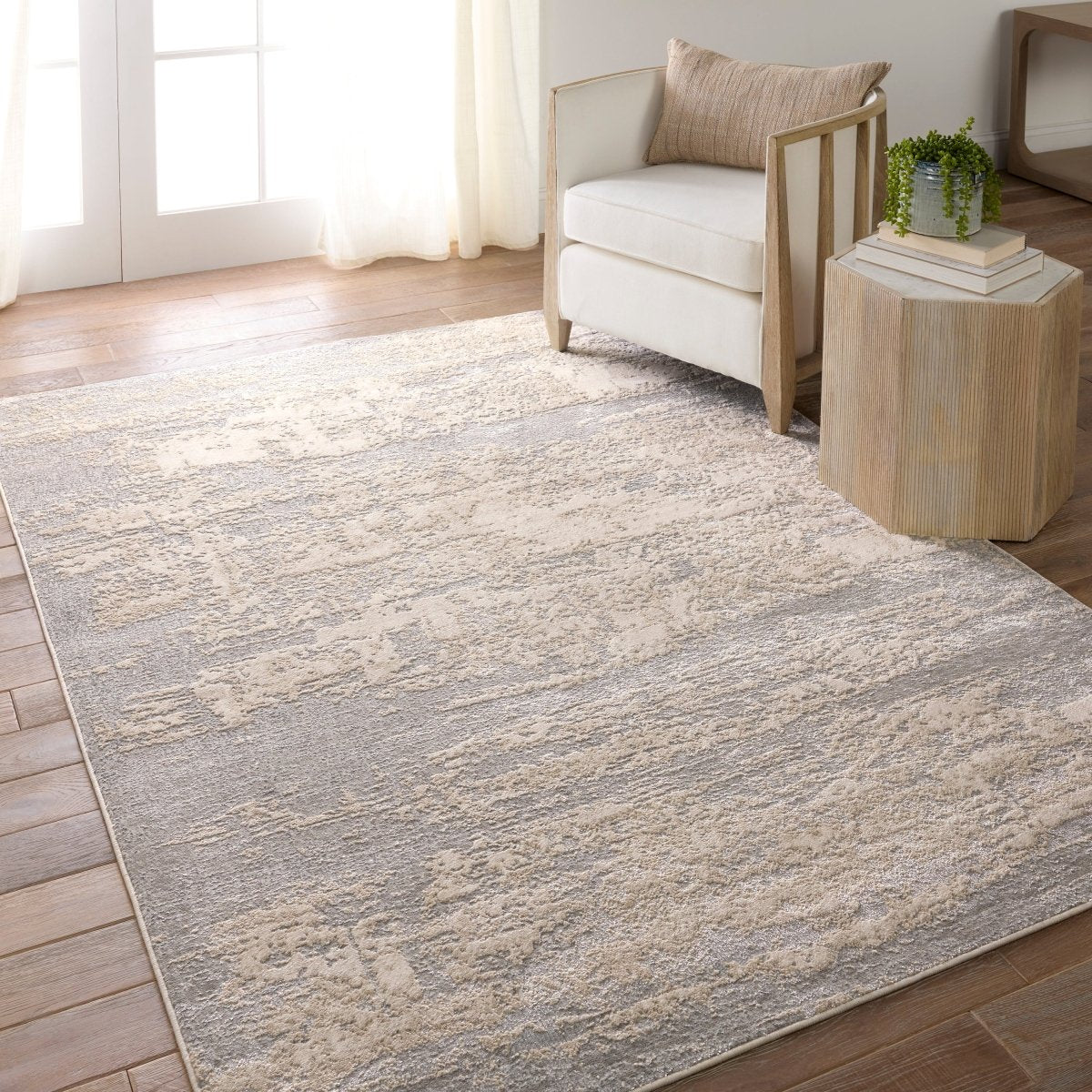Jaipur Catalyst Sanford Cty25 Slate/Light Taupe Rug.