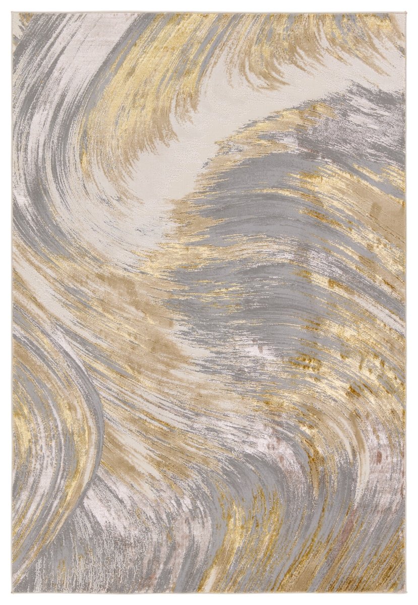 Jaipur Catalyst Zione Cty19 Gold/Gray Rug.