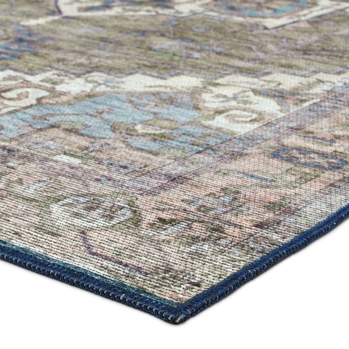Jaipur Chaplin By Label J Chaplin Vin07 Green/Blue Rug.
