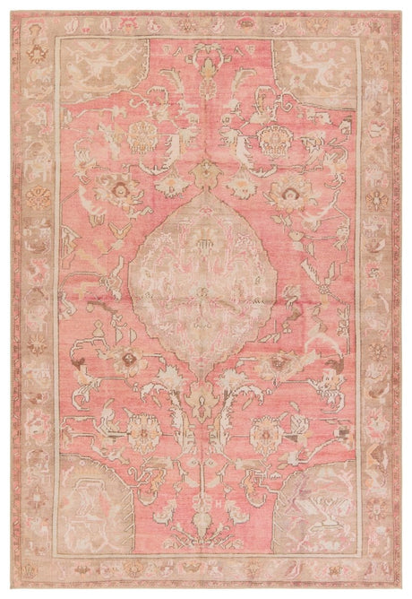 Jaipur Cheney By Label J Cheney Gar06 Pink/Beige Rug.