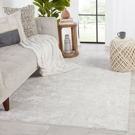 Jaipur Cirque Alcina Ciq40 Light Gray/Cream Rugs.