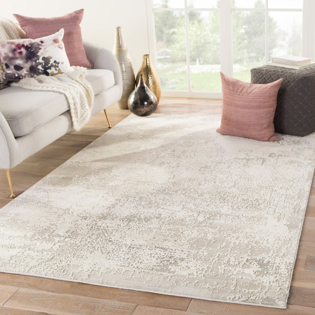 Jaipur Cirque Brixt Ciq31 Gray/Ivory Rug.