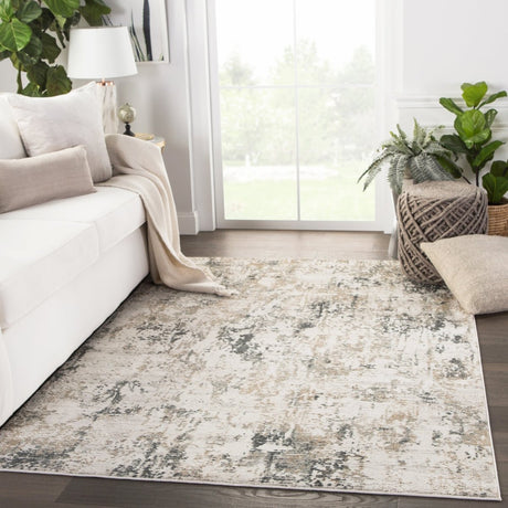 Jaipur Cirque Cassia Ciq29 Gray/Gold Rug.