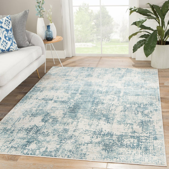 Jaipur Cirque Eero Ciq21 Blue/Ivory Rug.