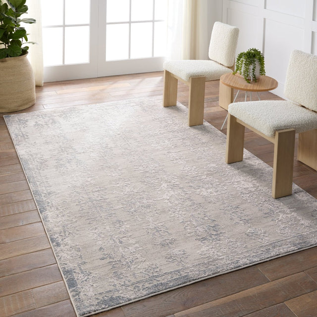 Jaipur Cirque Fortier Ciq47 Silver/Slate Rug.